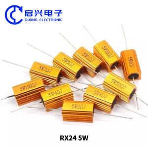 Wirewound Resistor 5W 100ohm With Gold Aluminum Shell