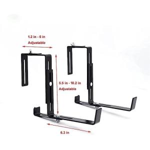 Easy Assembled Metal Iron Planter Box for Wall Planter Hooks and Flower Pot Bracket