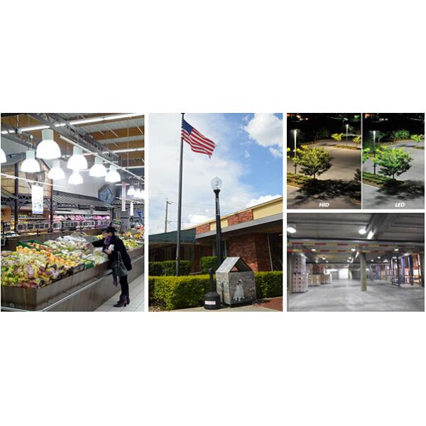 IP65 Waterproof Corn LED Lights AC100-300V CRI80 HID Replacement LED Lamp