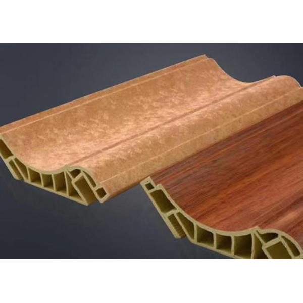 Polyvinyl Chloride Plastic Coated PVC Skirting Board Peel Resistance