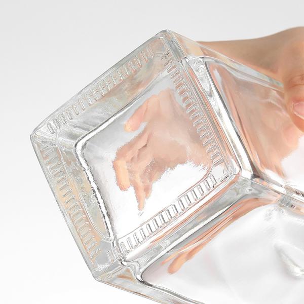 380ml Flint Rum Wine Vodka Spirits Alcoholic Liquor Bottle with Customize Sealing Type