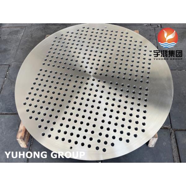 Buy ASTM A182 F316L STAINLESS STEEL TUBESHEET HEAT EXCHANGER PART at wholesale prices