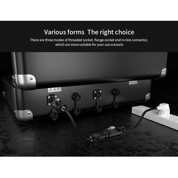 M16 3 Pin Male Female Plug Socket IP68 Standard Waterproof Wire Connector for LED Lighting