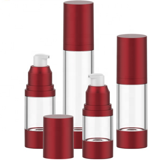 Spill Proof 15ml 30ml 50ml Airless Pump Bottles Bulk