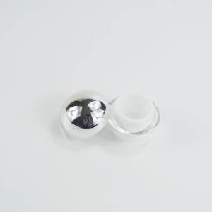 Ball Shape Acrylic Eye Cream Container 5g with Customizable Color Options