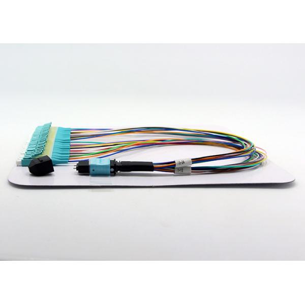 Fanout 0.9mm MTP male - LC Cable OM4 24 Fibers 30cm For MPO / MPO - LC cassette / panels