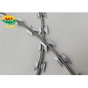 10m Anti Theft Barbed Wire Concertina Coil Hot Dipped Galvanized