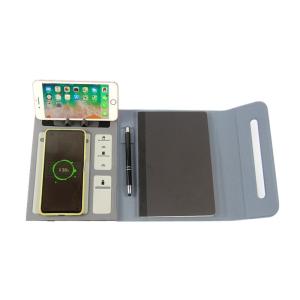 Foldable Portable Wireless Charging Notebook Diary With Powerbank