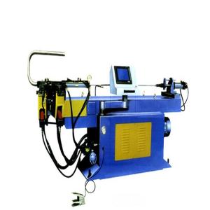 Heating Single Head Hydraulic Tube Bending Machines Water Cooling