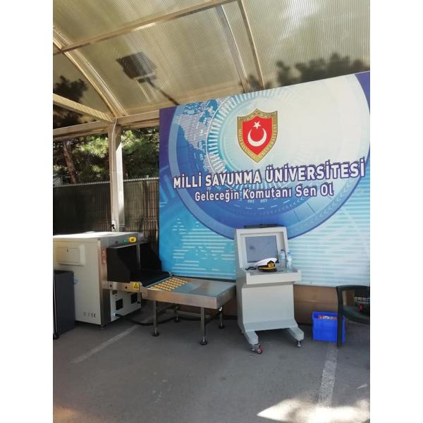 Dual Energy Detectors X Ray Scanner Baggage Inspection System Danger Objects Circle Alarm