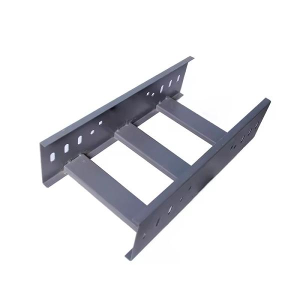 Buy Fire Resistant Wall Mounted Ladder Cable Tray with Silver Coating at wholesale prices