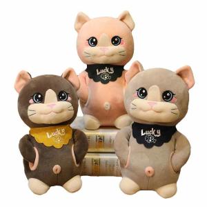 OEM Skin Friendly 20cm Children'S Cute Cat Plush Toy