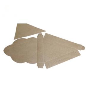 Eco Friendly Paperboard Food Folders Triangle Pizza Box CMYK/Pantone Printed Box