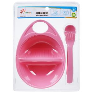 PVC Polypropylene BPA FREE Baby Bowl With Spoon