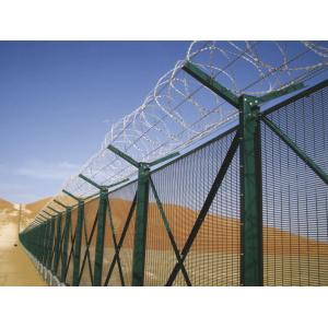 Powder Coated Prison Anti Climb Security Fence Easily Assembled