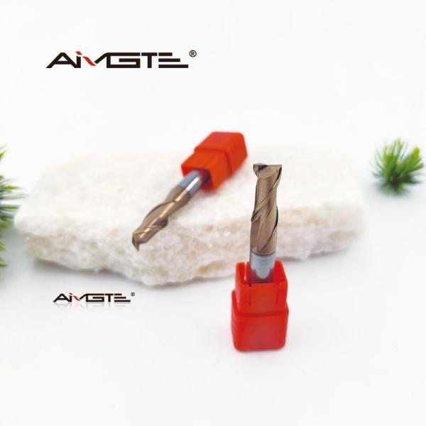 6mm 2 Flute TiSiN Coated Carbide End Mill For Steel High Speed CNC Milling Cutter For Hardened Steel Alloys