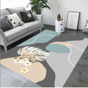 3D Printed Feather Abstract Pattern Living Room Floor Carpets 200*300cm
