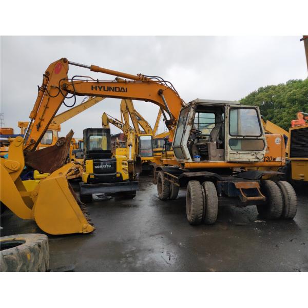 Used Hyundai R130W Wheel Excavator in Perfect Working Condition with Amazing