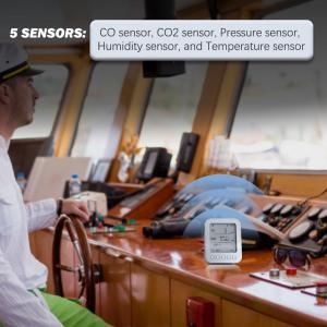 Portable NDIR Co2 Smart Air Quality Monitor Bluetooth Gas Sensor Analyzer