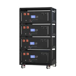 Rack Mounted Stacked Solar Energy Storage Lithium Ion Battery 48V100Ah Household