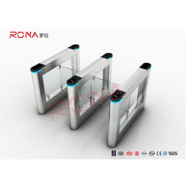 Buy Fastlane Swing Barrier Gate Silver Polishing With Dry Contact Interface at wholesale prices