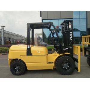 Automatic 5 Ton Diesel Forklift Truck With Optional Isuzu Engine / Cab Heater