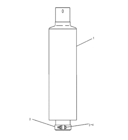 7S-8443 7S8443 Muffler Excavator Engine Parts Fitting For 980B
