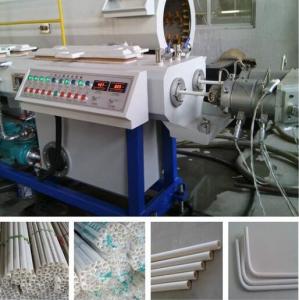 Quality Reliable PP PE Twin Pipe Plastic Extrusion Machine Production Line Fully automatic for sale