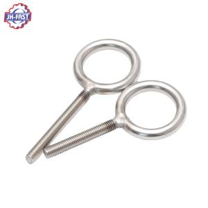 Stainless Steel Lifting Eye Bolt Custom M12 with Nut ISO Standard