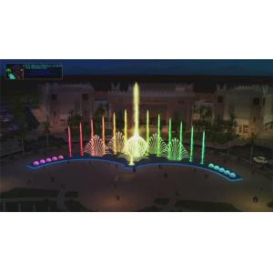 computer programmer water spray nozzles park music water fountain