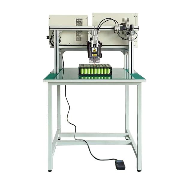 Gantry Pneumatic Manual Lithium Cylindrical Battery Spot Welding Machine 18650