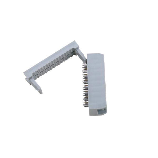 Buy 2.54 Mm Pitch IDC Cable Connector PBT Material 500V Insulation Resistance at wholesale prices