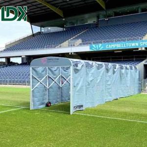 China Outdoor Rainproof Detachable Mobile Football Player Tunnel 2*15*2.2m Constructed From High Grade Galvanized Steel on sale
