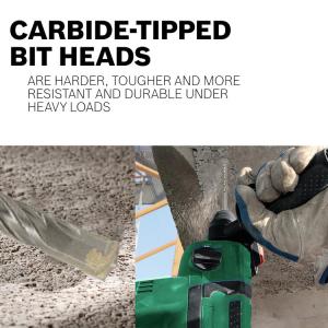 Carbide Centric Single Tip Masonry Drill Bit 4 Flutes