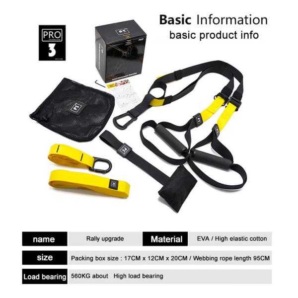 Max Loaded 400 KG Gym Workout Crossfit Exercise Pull Rope Hanging Training Nylon Resistance Band Set