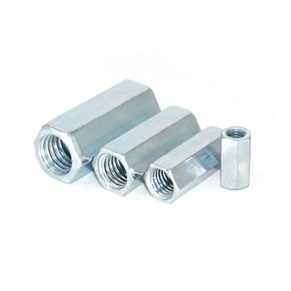 Buy SAE Grade2/5 1/2" 3/4" Blue White Zinc Plated Steel Extra Long Hex Nuts Imperial Inch Measurement System with Flat Head at wholesale prices