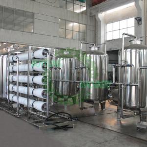 8000LPH PLC Control CIP Cleaning With Cartridge Filter Water Purifying Machine