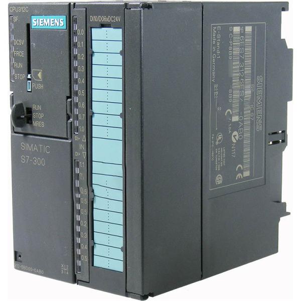 SIEMENS 6ES7312-5BD00-0AB0 SIMATIC S7-300 CPU 312C COMPACT CPU WITH MPI 10 DI/6