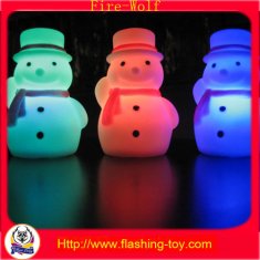 PVC led flashing snowman Traditional Christmas Decorations lighting HL-C1325