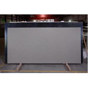 High Tenacity Glass Grey Quartz Stone Polished Quartzite Tile Heat Resistance