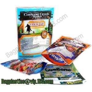 Biodegradable Stand Up Pouch With Zipper For Apparel,Custom printed flat bottom