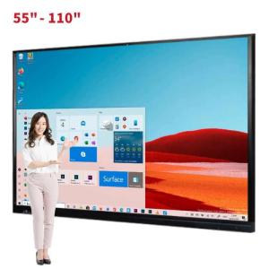 Interactive Whiteboard Collaborative Touch Screen Presentation Board With Dp