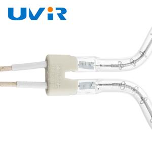 230V 1850W Clear Quartz Tube Ring Infrared Lamp