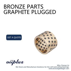 Phosphor Bronze Graphite Plugged Bushings Cast Bronze Bearings Material
