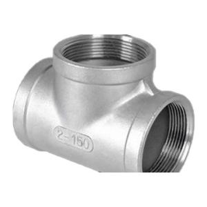 Water Threaded Tee 316 Stainless Steel Pipe Fittings