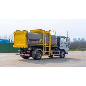 Manual Transmission Round Tank Kitchen Barreled Garbage Collection Truck for
