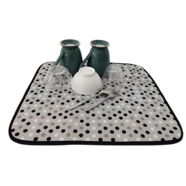 Buy 200gsm Reversible Microfiber Dish Drying Mat Tableware Protector at wholesale prices