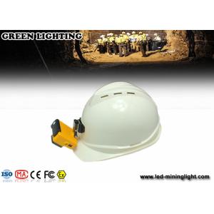 Quality Compact 170g Yellow Coal Mining Lights / Lightweight Electric Miners Lamp for sale