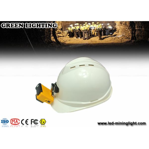 Compact 170g Yellow Coal Mining Lights / Lightweight Electric Miners Lamp