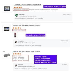 Coolmay 5 Inch HMI PLC All In One RS232 RS485 support Modbus RTU protocal